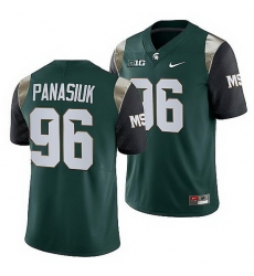 Michigan State Spartans Jacub Panasiuk Green College Football Men Jersey