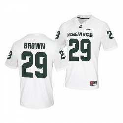 Michigan State Spartans Shakur Brown White Untouchable Men'S Jersey