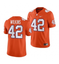 Clemson Tigers Christian Wilkins Orange Game Men'S Jersey