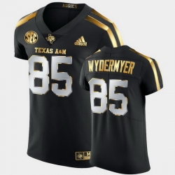 Men Texas A&M Aggies Jalen Wydermyer Golden Edition Black Authentic Jersey