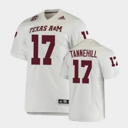 Men Texas A&M Aggies Ryan Tannehill College Football White Premier Jersey