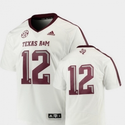 Men Texas A&M Aggies White College Football Premier Jersey