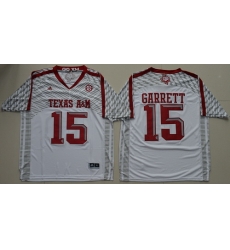 Texas A 26M Aggies 15 Myles Garrett White College Football Jersey