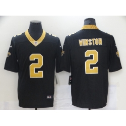 Nike Saints 2 Jameis Winston Black Vapor Untouchable Limited Jersey