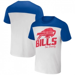 Men Buffalo Bills Cream Blue X Darius Rucker Collection Colorblocked T Shirt