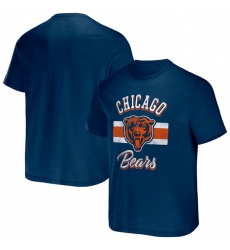 Men Chicago Bears Navy X Darius Rucker Collection Stripe T Shirt