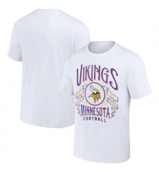 Men Minnesota Vikings White X Darius Rucker Collection Vintage Football T Shirt