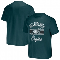 Men Philadelphia Eagles Green X Darius Rucker Collection Stripe T Shirt