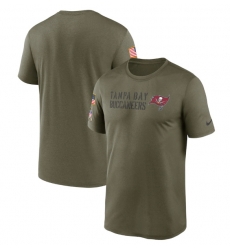 Men Tampa Bay Buccaneers Olive 2022 Salute To Service Legend Team T Shirt