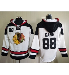 Men Chicago Blackhawks Patrick Kane 88 White Stitched NHL Hoodie　ＩＩ