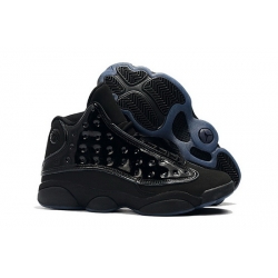 Air Jordan 13 Retro Men Shoes All Black