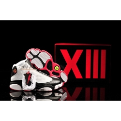 Air Jordan 13 XIII Shoes 2013 Mens Shoes White Black Red Sale