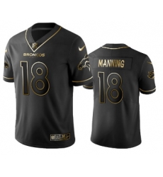 Nike Denver Broncos 18 Peyton Manning Black Gold Limited Player NFL Jersey Nike Denver Broncos 18 Peyton Manning Black Gold Limited Player NFL Jersey