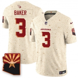 Men Arizona Cardinals 3 Budda Baker 2025 F U S E Rivalries Vapor Untouchable Limited Stitched Jersey