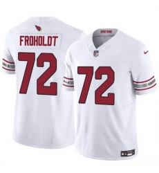 Men Arizona Cardinals 72 Hjalte Froholdt White 2025 F U S E  Vapor Untouchable Limited Stitched Jersey