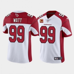 Men Arizona Cardinals 99 J J  Watt 2022 White With 4 Star C Patch Vapor Untouchable Limited Stitched Jersey