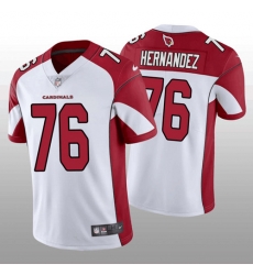 Men's Arizona Cardinals #76 Will Hernandez White Red Vapor Untouchable Stitched Football Jersey