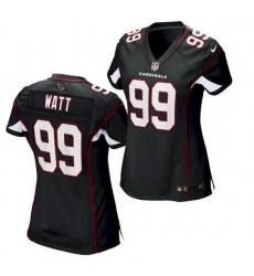 Women u2019s Arizona Cardinals 99 J J  Watt Black 2021 Jersey