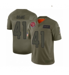 Youth Arizona Cardinals #41 Kenyan Drake Limited Olive 2019 Salute to Service Football Jersey