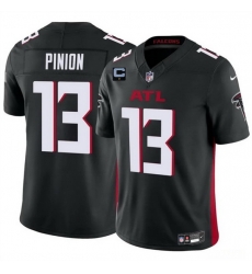 Men Atlanta Falcons 13 Bradley Pinion Black 2025 F U S E With 1 Star C Patch Vapor Untouchable Limited Stitched Football Jersey Men Atlanta Falcons 13 Bradley Pinion Black 2025 F U S E With 1 Star C Patch Vapor Untouchable Limited Stitched Football Jersey