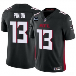 Men Atlanta Falcons 13 Bradley Pinion Black 2025 F U S E With 1 Star C Patch Vapor Untouchable Limited Stitched Football Jersey