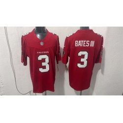 Men Atlanta Falcons  3 Jessie Bates III Red 2026 New F U S E  Vapor Untouchable Limited Stitched Football Jersey