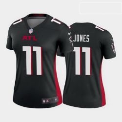 Women Nike 2020 11 Julio Jones Atlanta Falcons Black Nike Vapor Limited Jersey White