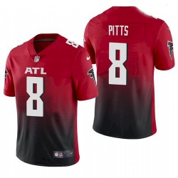 Youth Atlanta Falcons #8 Kyle Pitts Red 2021 Draft Jersey