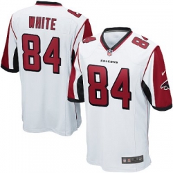 Youth Nike Atlanta Falcons 84# Roddy White Game White Jersey