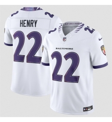 Men Baltimore Ravens 22 Derrick Henry White 2026 F U S E Vapor Stitched Limited Football Jersey Men Baltimore Ravens 22 Derrick Henry White 2026 F U S E Vapor Stitched Limited Football Jersey
