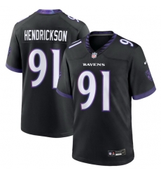 Men Baltimore Ravens Trey Hendrickson #91 Black 2026 F U S E Vapor Stitched Limited Football Jersey Men Baltimore Ravens Trey Hendrickson #91 Black 2026 F U S E Vapor Stitched Limited Football Jersey