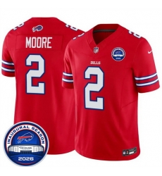 Men Buffalo Bills 2 D J Moore Red F U S E 2026 Inaugural Season at Highmark Stadium Stitched Football Jersey Men Buffalo Bills 2 D J Moore Red F U S E 2026 Inaugural Season at Highmark Stadium Stitched Football Jersey