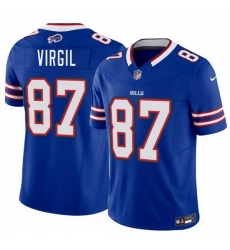 Men Buffalo Bills  87 Jalen Virgil Blue 2026 F U S E  Vapor Untouchable Limited Stitched Football Jersey