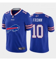 Nike Bills 10 Jake Fromm Royal Team Big Logo Vapor Untouchable Limited Jersey