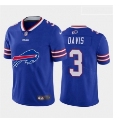 Nike Bills 3 Gabriel Davis Royal Team Big Logo Vapor Untouchable Limited Jersey