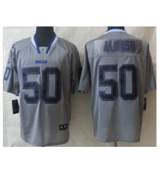 Nike Buffalo Bills 50 Kiko Alonso Grey Elite Lights Out NFL Jersey