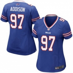 Women Buffalo Bills Mario Addison Royal Blue Game Team Color Jersey By Nike