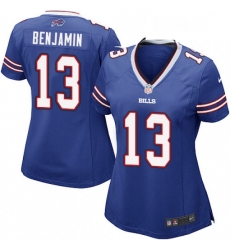 Womens Nike Buffalo Bills 13 Kelvin Benjamin Game Royal Blue Team Color NFL Jersey