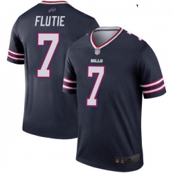 Youth Buffalo Bills Doug Flutie Navy Legend Inverted Jersey