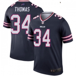 Youth Buffalo Bills Thurman Thomas Navy Legend Inverted Jersey