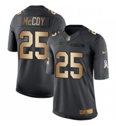 Youth Nike Buffalo Bills 25 LeSean McCoy Limited BlackGold Salute to Service NFL Jersey