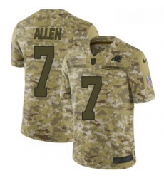 Kyle Allen Men Carolina Panthers Nike 2018 Salute to Service Jersey Limited Camo