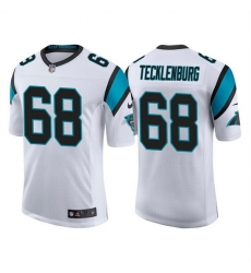 Men Carolina Panthers 68 Sam Tecklenburg 2022 White Stitched Game Jersey