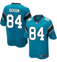 Nike Panthers #84 Ed Dickson Blue Alternate Mens Stitched NFL Elite Jersey
