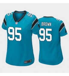 women derrick brown carolina panthers blue game jersey 