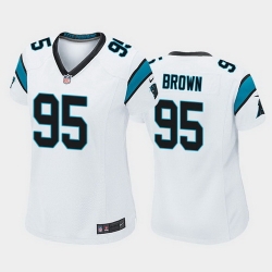 women derrick brown carolina panthers white game jersey 