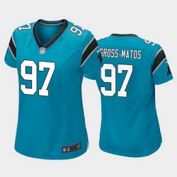 women yetur gross matos carolina panthers blue game jersey