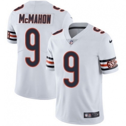 Men Chicago Bears 9 Jim McMahon White Vapor Untouchable Limited Stitched Jersey