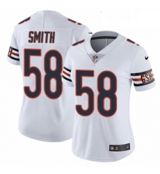 Womens Nike Chicago Bears 58 Roquan Smith White Vapor Untouchable Limited Player NFL Jersey