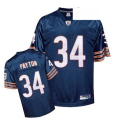 Youth Reebok Chicago Bears 34 Walter Payton Blue Team Color Premier EQT Throwback NFL Jersey